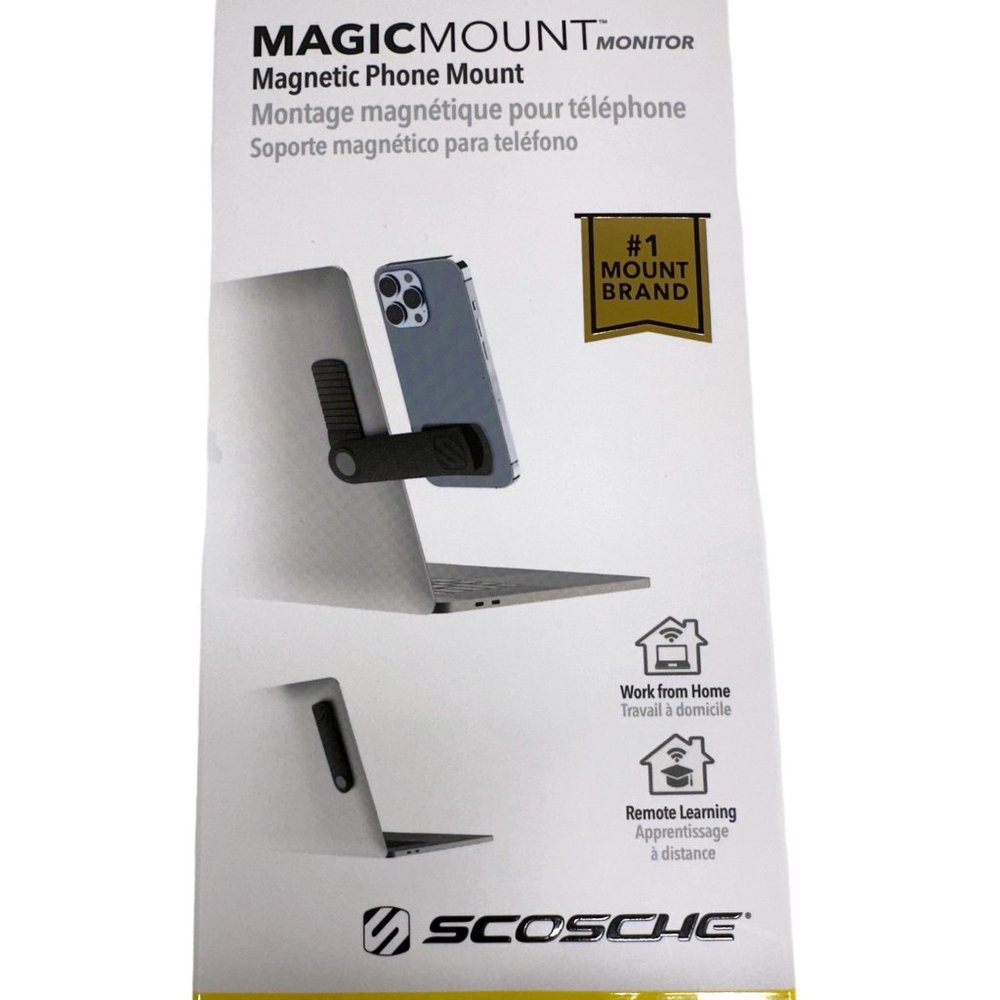 Scosche MagicMount Monitor Magnetic Phone Mount (Black)